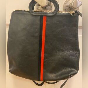 Clare V. Marcelle Backpack w/Stripes